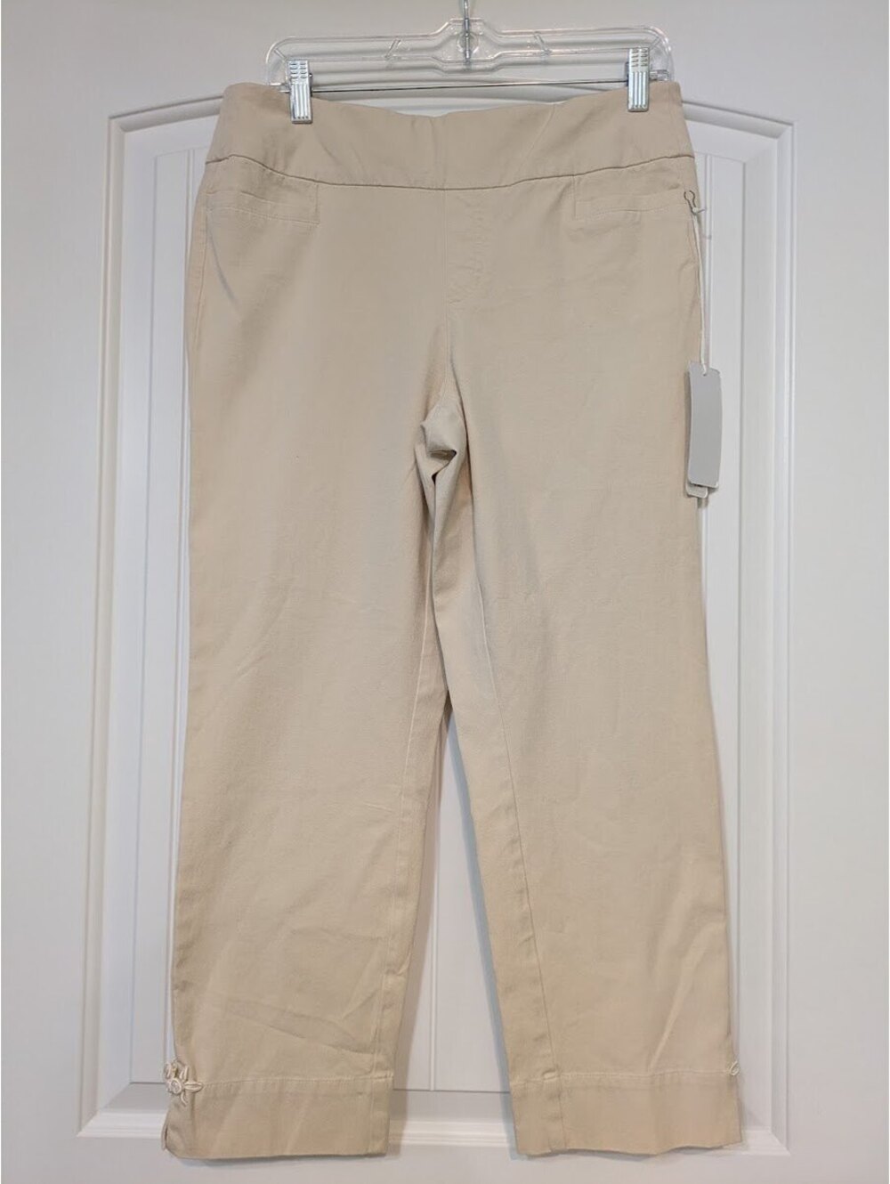 Soft Surroundings Coastal Casual Pants M Winter Milk